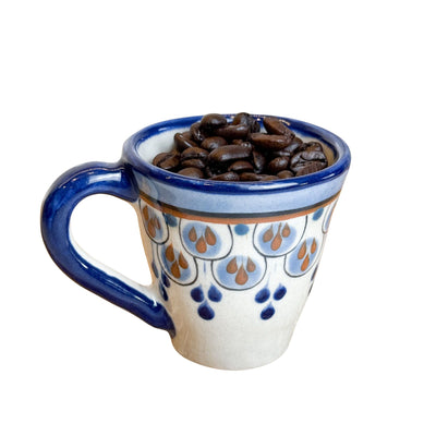 Guatemalan Hand-Painted Ceramic Espresso Cup