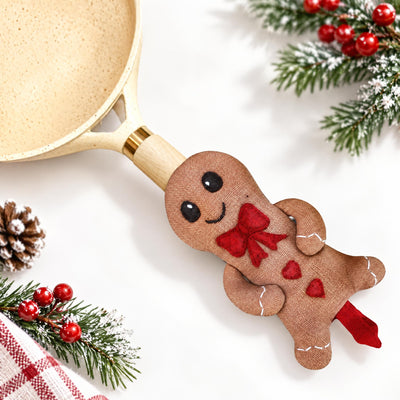 Gingerbread Man Skillet Handle Holder