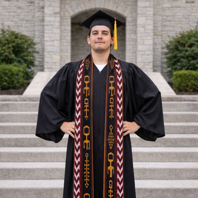 Guatemalan Woven Stole Ember