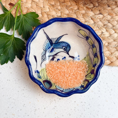Hummingbird Ceramic Salt and Spices Pinch Bowl