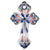 Hand-Painted Stoneware Cross