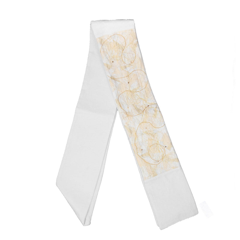 White and Gold Contemporary Clergy Stole