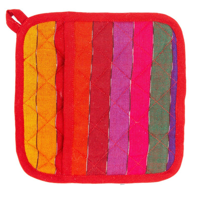 Rainbow Pocket Fair Trade Pot Holder