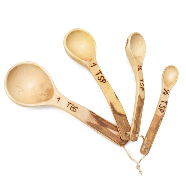 Wooden Measuring Spoons - Fair Trade - Neem Wood – Bountiful Beloit +  Authentic Arts