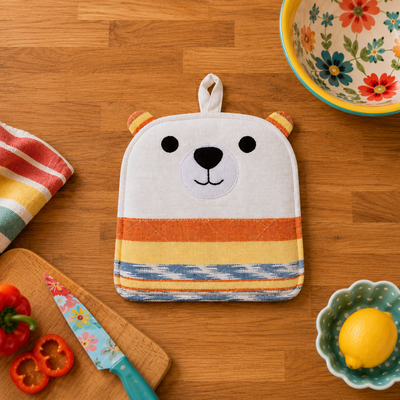 Polar Bear Pot Holder or Trivet