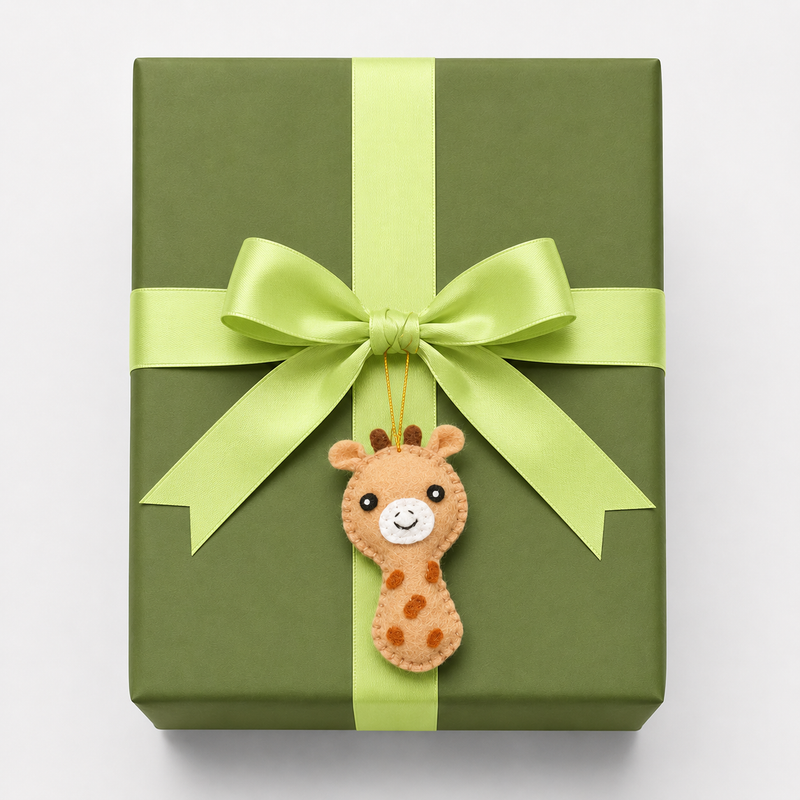 Mini Giraffe Felt Ornament