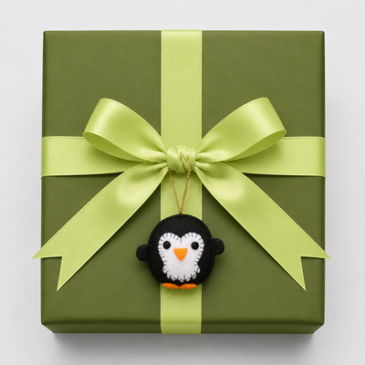 Mini Penguin Felt Ornament