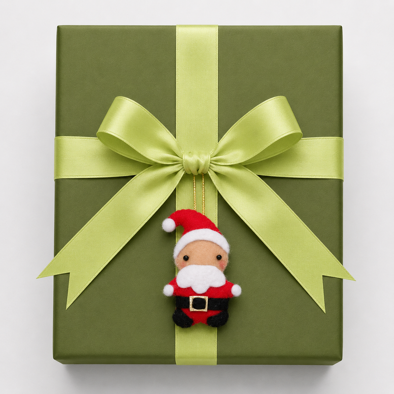 Mini Santa Claus Felt Ornament