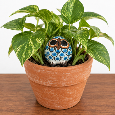 Ollie the Owl – Ceramic Desktop Buddy