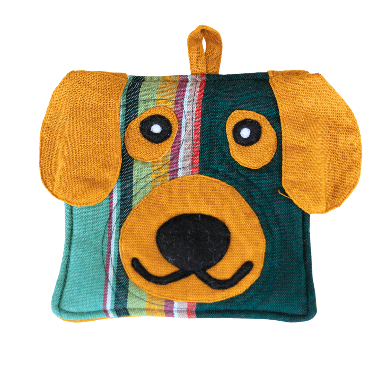 Dog Skillet Handle Holder, Guatemalan Fair Trade Kitchen