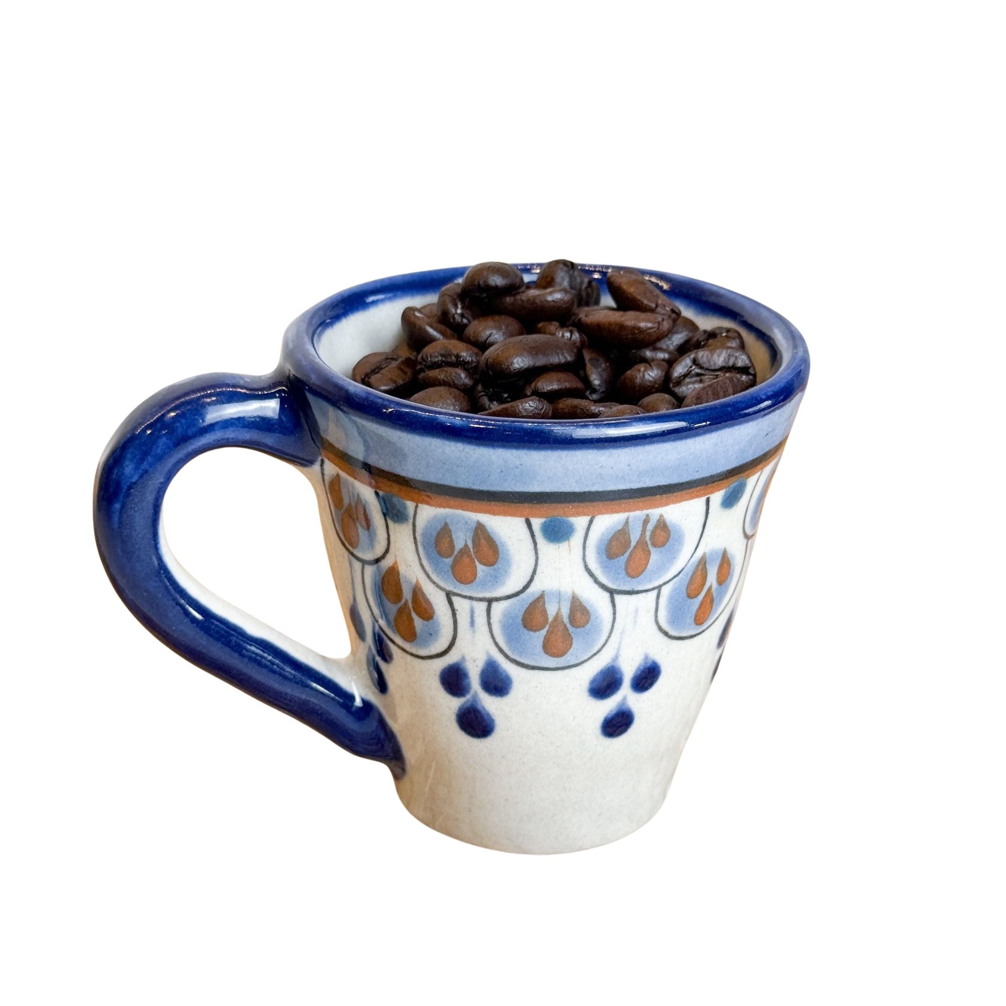 Guatemalan Hand-Painted Ceramic Espresso Cup