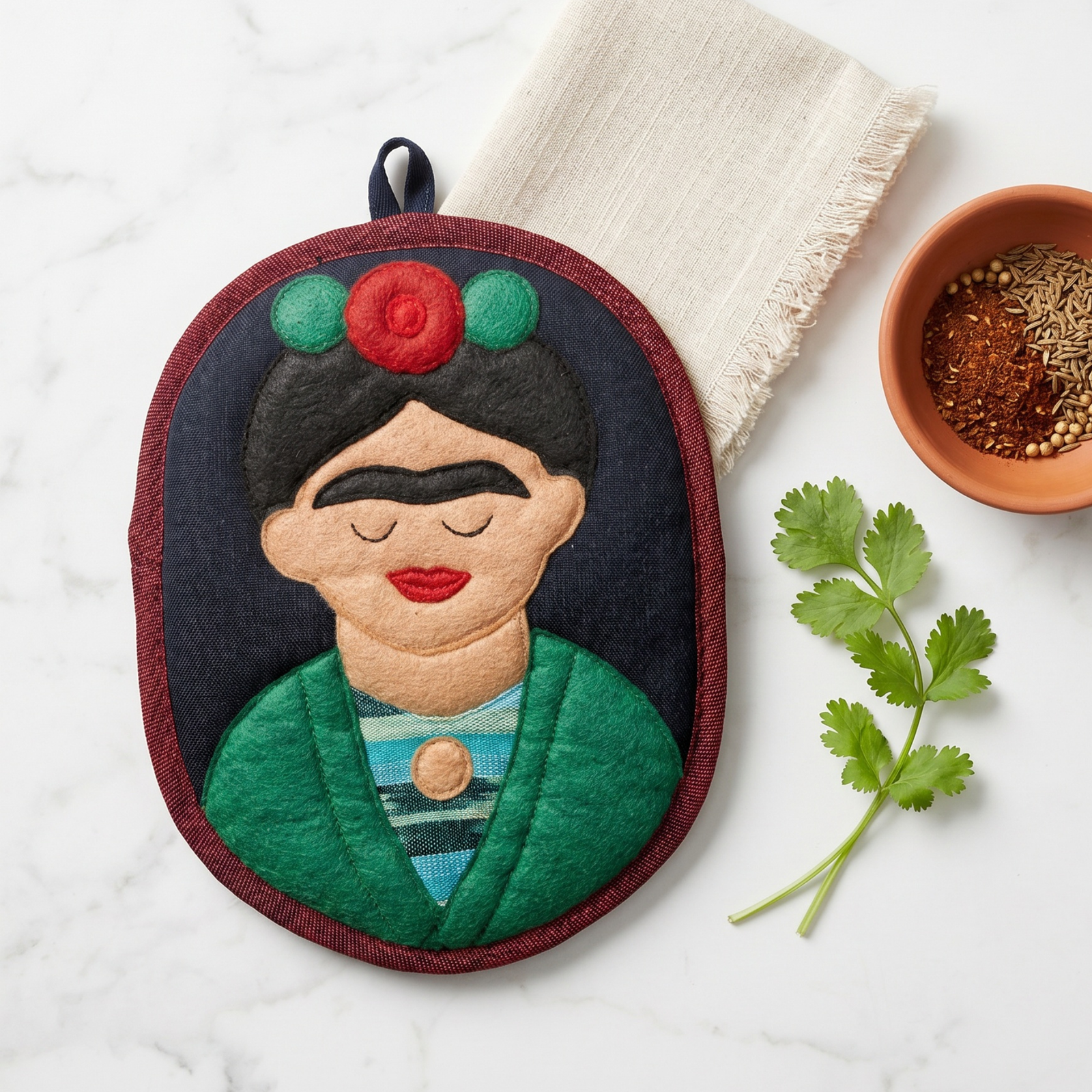 Frida the Artist Potholder
