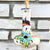 Guatemalan Hand-Painted Ceramic Hummingbird Feeder