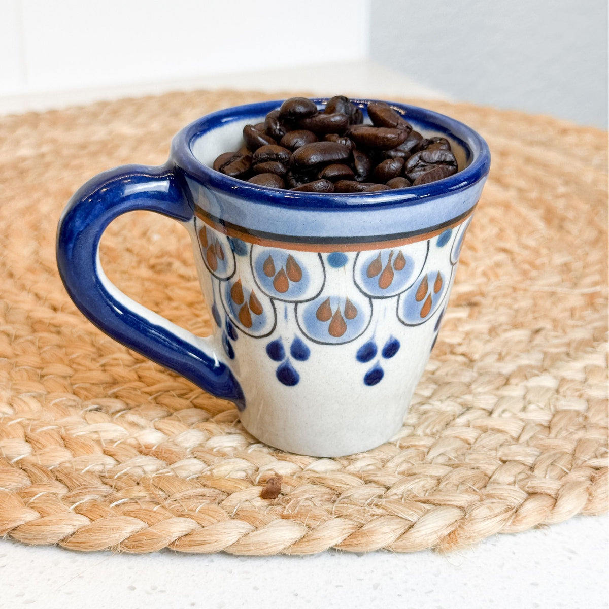 Guatemalan Hand-Painted Ceramic Espresso Cup