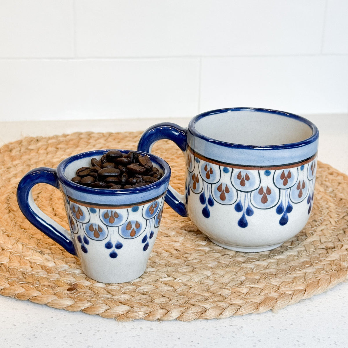 Guatemalan Hand-Painted Ceramic Espresso Cup