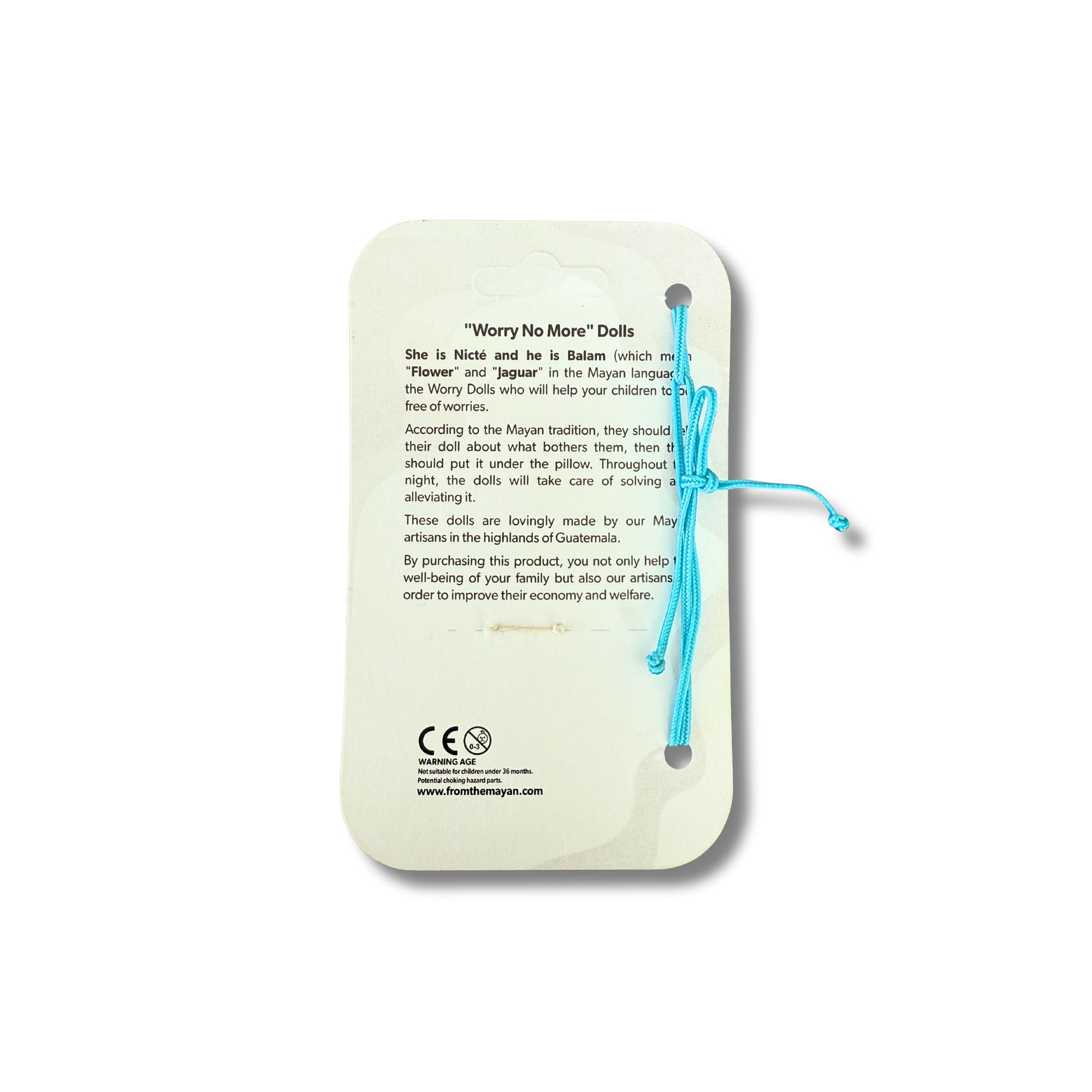 Guatemalan Worry Doll with Bracelet