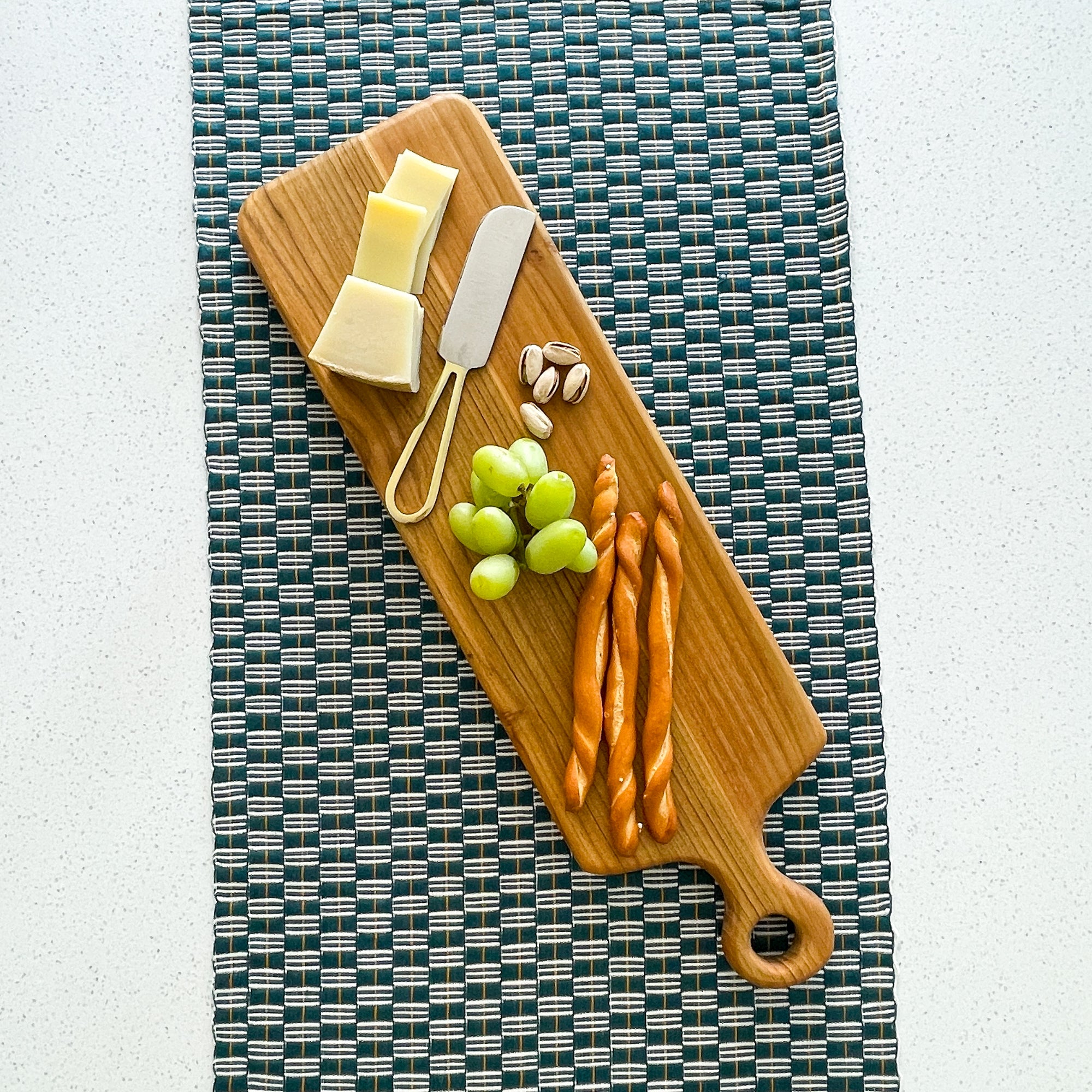 Teak Long Board for Baguettes & Charcuterie