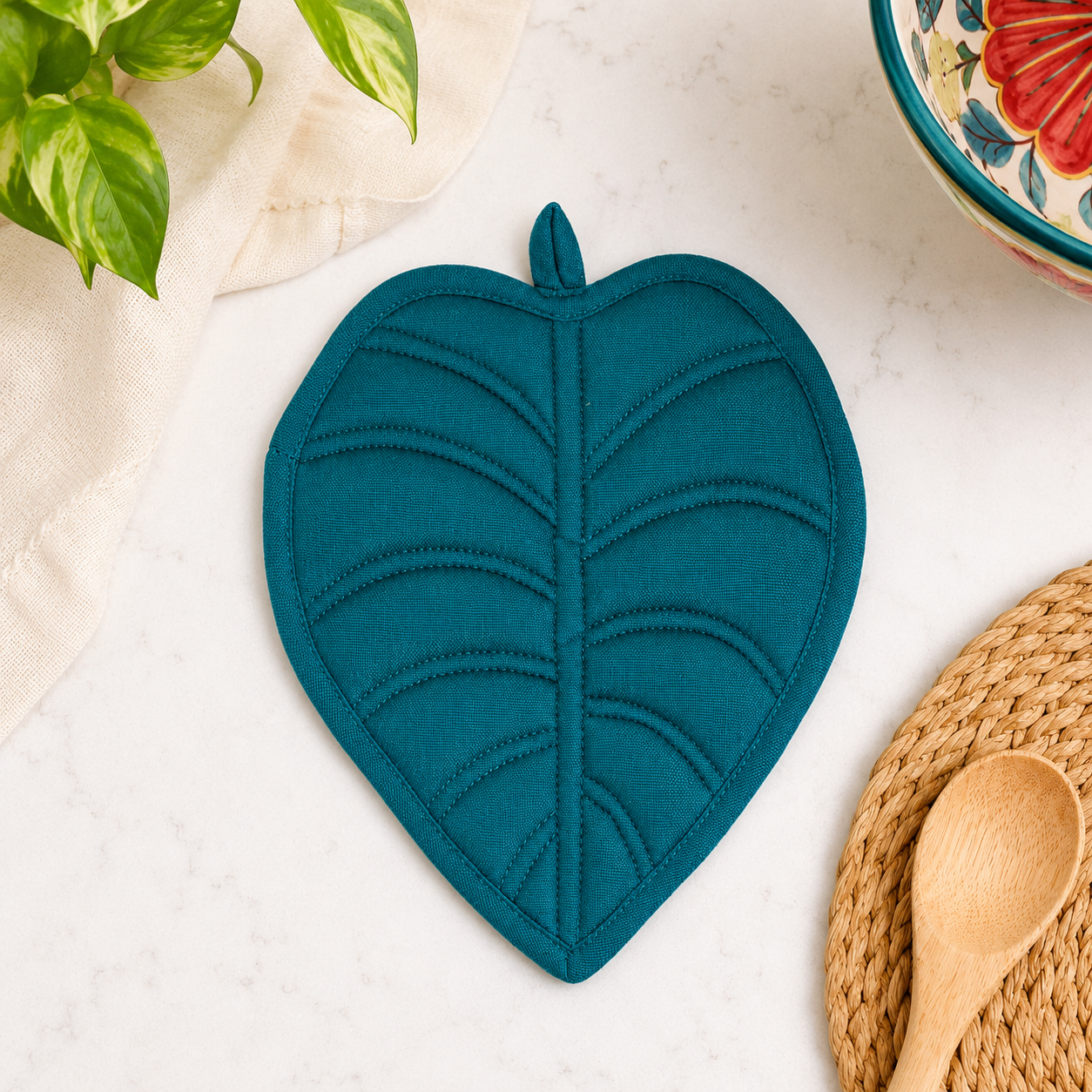 Jade Garden Leaf Potholder