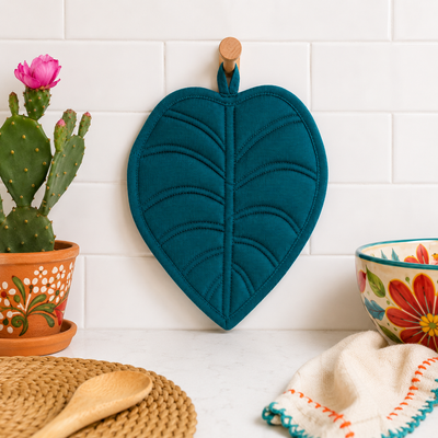 Jade Garden Leaf Potholder