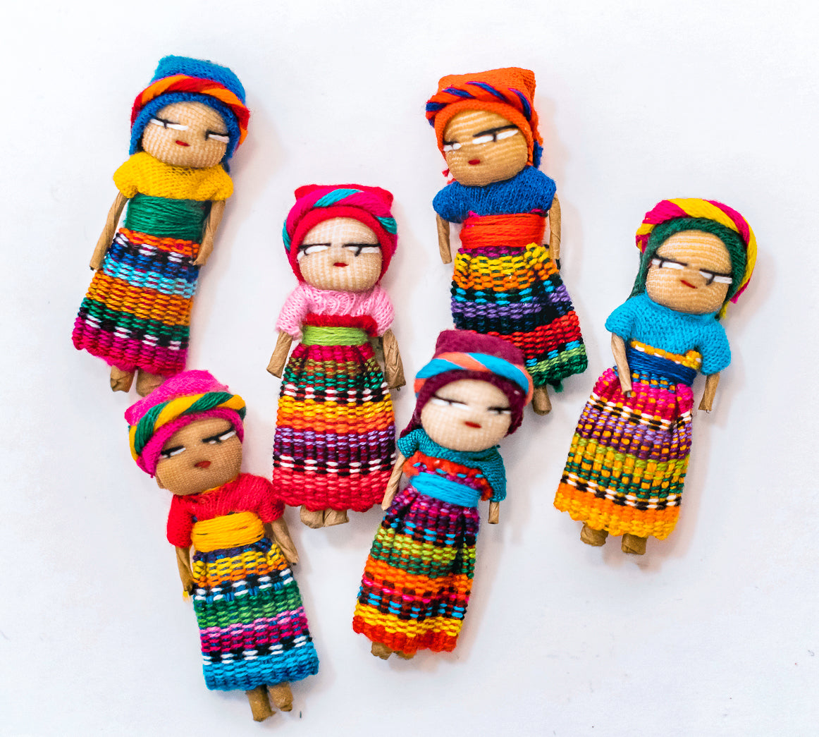 Guatemalan Worry Dolls - Set of 6 - Harper + Hudson