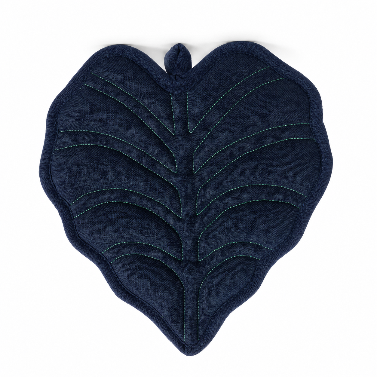 Navy Canopy Leaf Potholder