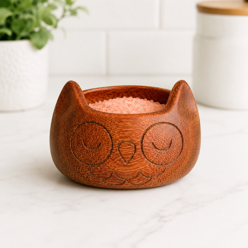 Owl Salt Bowl