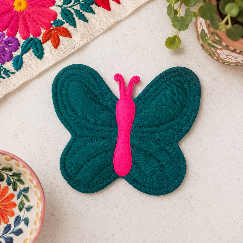Petal Butterfly Potholder