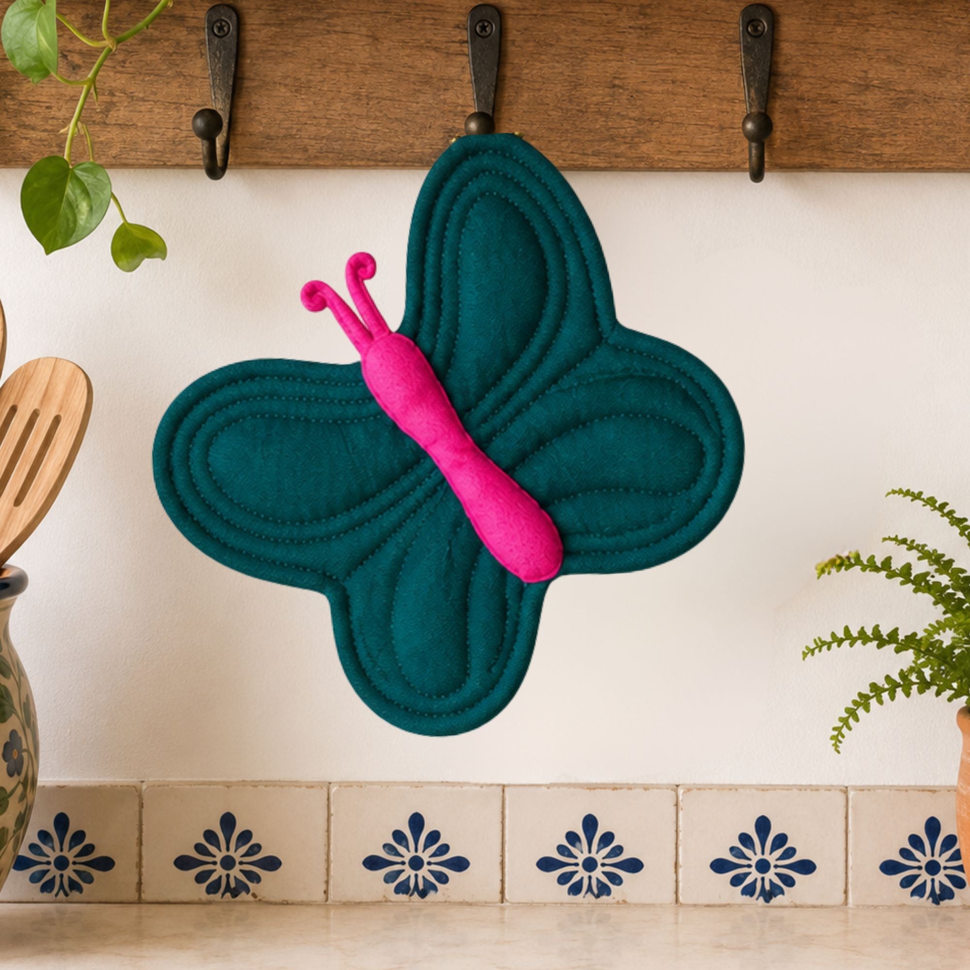 Petal Butterfly Potholder