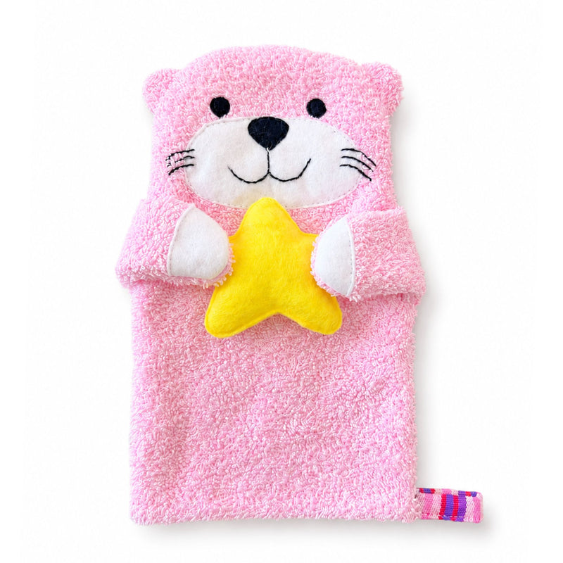 Baby Washcloth Bath Mitt – Rosie the Sea Otter