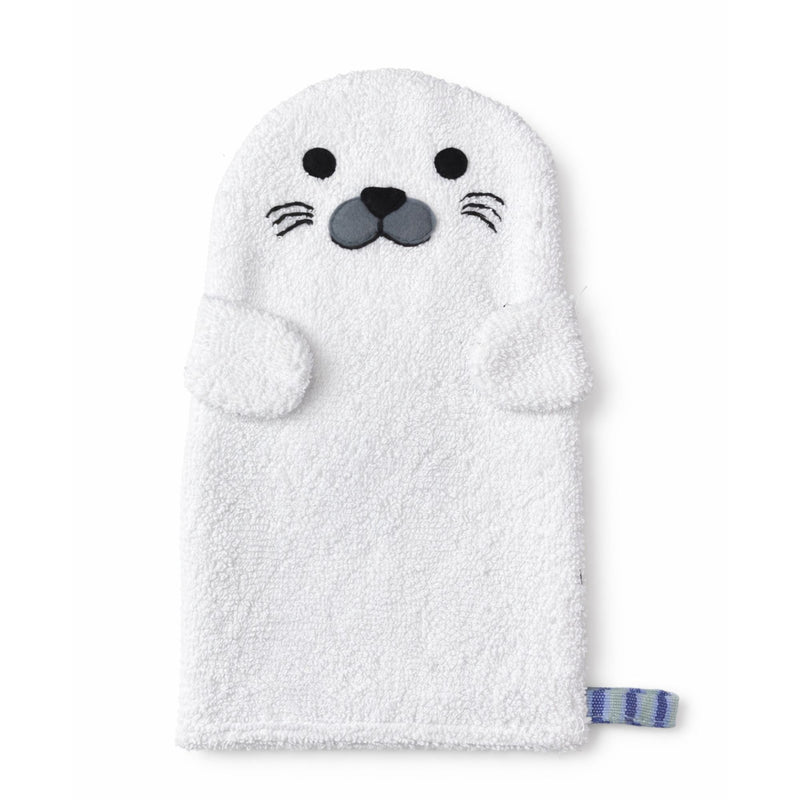 Baby Washcloth Bath Mitt – Pearl the Seal