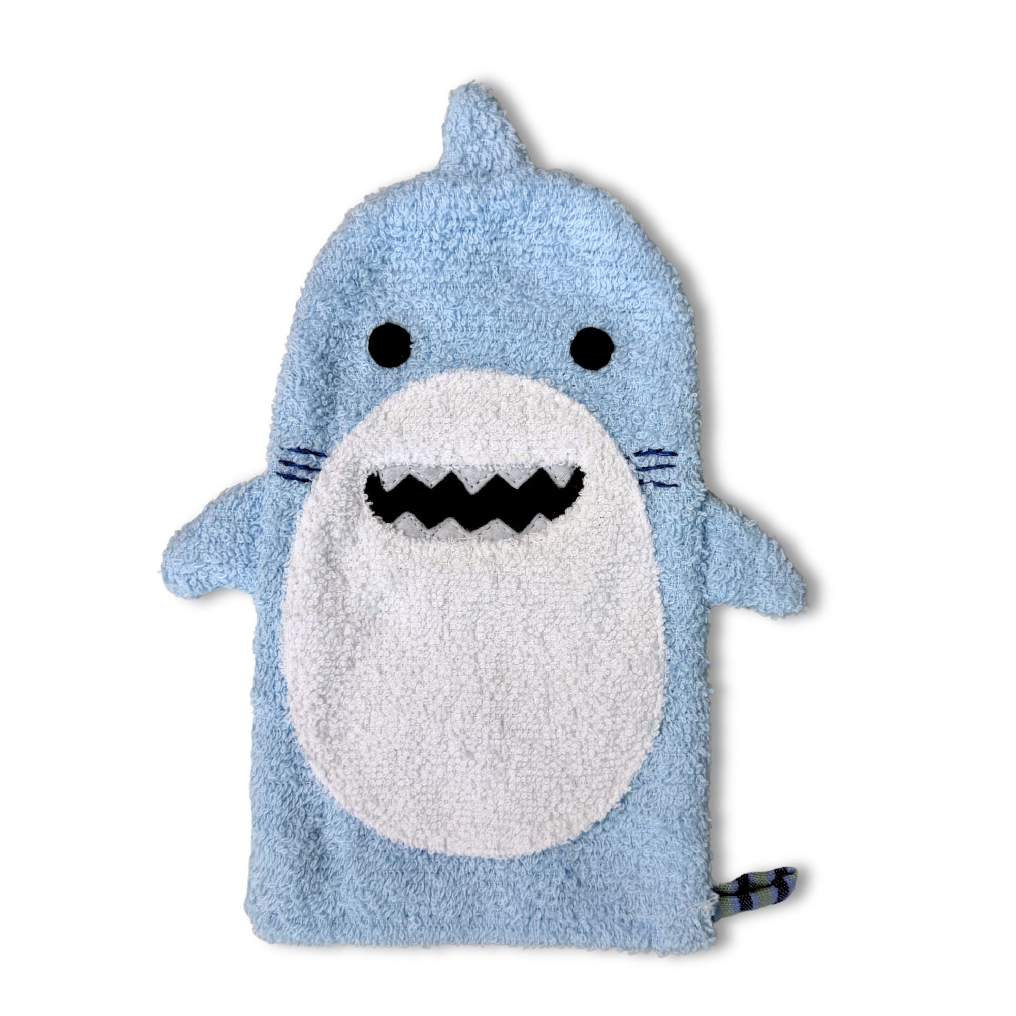 Baby Washcloth Bath Mitt – Finley the Shark