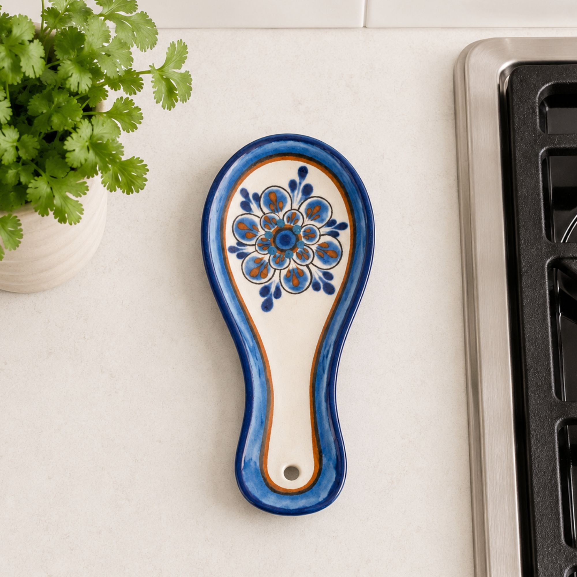 Stoneware Spoon Rest