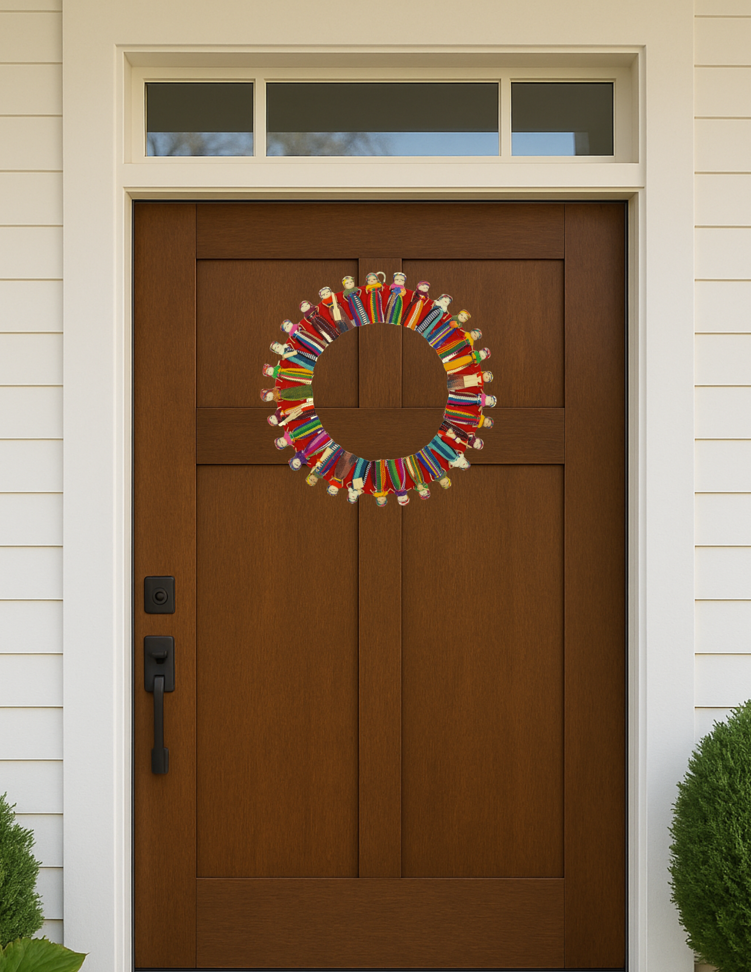 Large Worry Doll Wreath