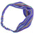 Handmade Boho Headband Blue with Stripes