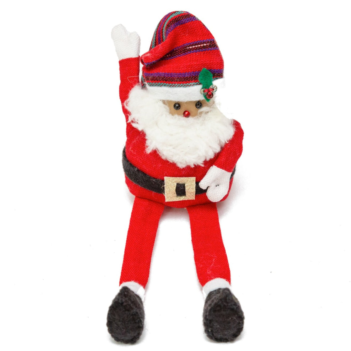 Long Legged Santa Ornament
