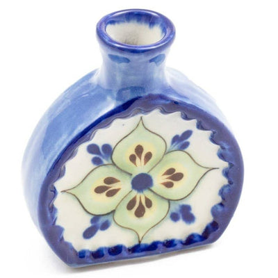 San Antonio Palopo Ceramics Vase Blue and Green