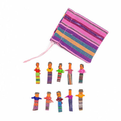 Fair Trade Worry Dolls with Pouch
